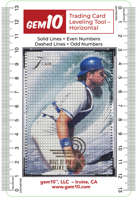 Gem10®️ Sport and Trading Card Leveling Tools - Black ✅ FREE SHIPPING