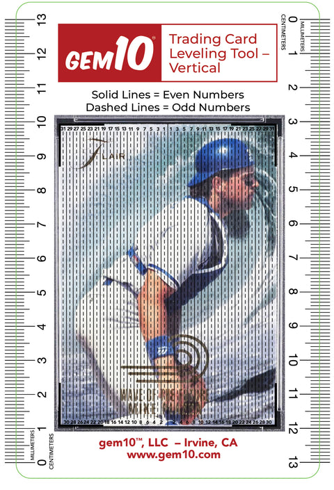 Gem10®️ Sport and Trading Card Leveling Tools - Black ✅ FREE SHIPPING