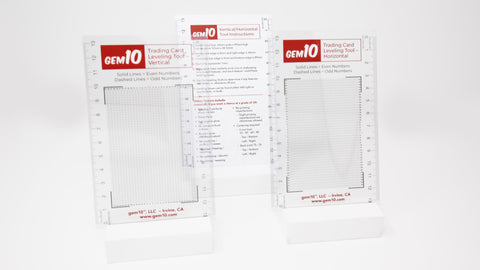 Gem10®️ Sport and Trading Card Leveling Tools - Black ✅ FREE SHIPPING