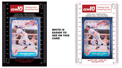 The Gem10®️ Complete Sport and Trading Card Centering Tools / Toolkit
